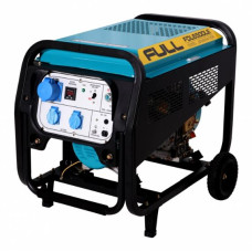 Генератор дизельний FULL FDL6500LE, 1-фазний 230V, 50Hz, 6.2kVA/5kW, бак 12,5 л, витрата 1,6 л/год, пуск: ручний/стартер (без АКБ), 825х650х545 мм, 113 кг Генератор дизельний FULL FDL6500LE, 1-фазний 230V, 50Hz, 6.2kVA/5kW, бак 12,5 л, витрата 1,6 л/год, пуск: ручний/стартер (без АКБ), 825х650х545 мм, 113 кг