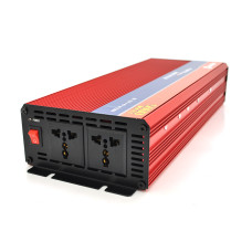 Інвертор напруги NV-5000(2500Вт), 12/220V, approximated, 2 універсальні розетки, клем, Box