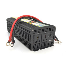 Інвертор напруги Voltronic Wm-7000(4200Вт), 12/220 з апроксимованою синусоїдою, 2 універсальні розетки +USB, клем Інвертор напруги Voltronic Wm-7000(4200Вт), 12/220 з апроксимованою синусоїдою, 2 універсальні розетки +USB, клем