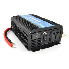 Інвертор напруги Wm-4000(2400Вт), 12/220 з апроксимованою синусоїдою, 1 універсальна розетка+USB, клемми Інвертор напруги Wm-4000(2400Вт), 12/220 з апроксимованою синусоїдою, 1 універсальна розетка+USB, клемми