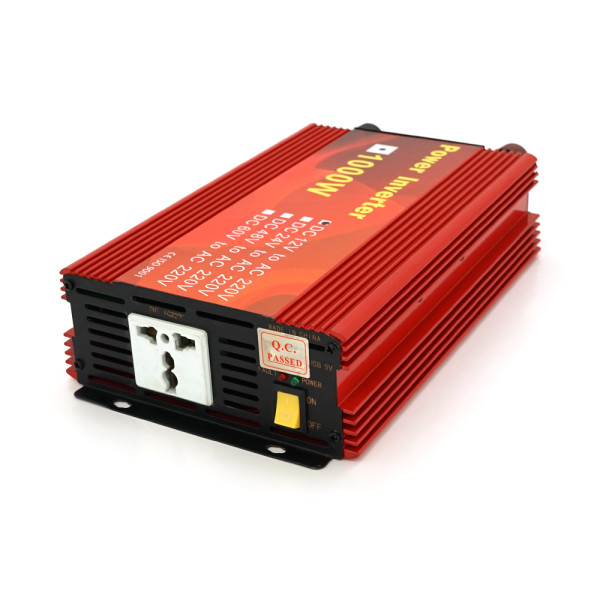 Инвертор напряжения Demuda Q10 1000W 12/220V с аппроксимированной синусоидой для питания бытовой и электронной техники