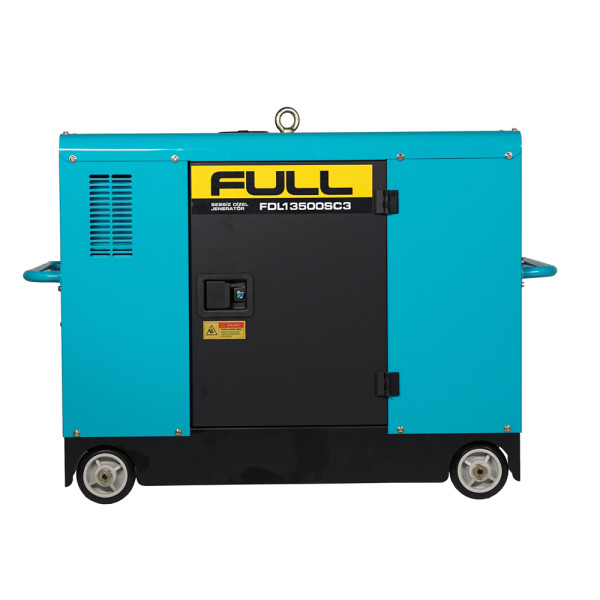 Генератор дизельний FULL FDL13500SС3, 3-фазний 230/400V, 50Hz, 13.75kVA/11kW, бак 55 л, витрата 3,5 л/год, пуск: стартер (без АКБ), 1160x675x945 мм, 295 кг Генератор дизельний FULL FDL13500SС3, 3-фазний 230/400V, 50Hz, 13.75kVA/11kW, бак 55 л, витрата 3,5 л/год, пуск: стартер (без АКБ), 1160x675x945 мм, 295 кг