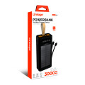 Портативное зарядное устройство Linkage LKP-46+Solar 30000mAh, 22.5W, Кабели Type-C+Lighting, Черный, Коробка Портативное зарядное устройство Linkage LKP-46+Solar 30000mAh, 22.5W, Кабели Type-C+Lighting, Черный, Коробка