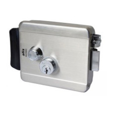 Електромеханічний замок ATIS Lock SS для систем безпеки, накладний, з нержавіючої сталі, живлення 12V, теплостійкий від -30 ° до +70 ° С, розміри 137х105х37 мм