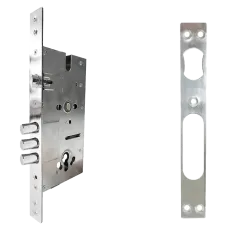 Врізна частина для замків SEVEN LOCK 6085 із підйомним механізмом закриття, сумісна із моделями SL-7761/7762/7765/7766/7767/7768, габарити 300x109x28 мм