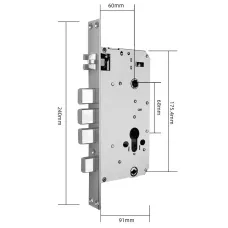 Врізна частина з автозакриттям SEVEN LOCK 6068