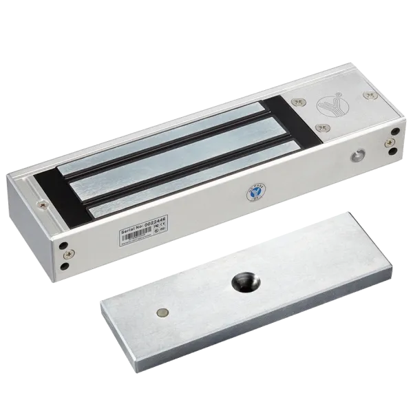 Електромагнітний замок накладний Yli Electronic YM-500N(LED)-DS для металевих, дерев'яних та протипожежних дверей з силою утримання 500 кг та індикаторами стану дверей Електромагнітний замок накладний Yli Electronic YM-500N(LED)-DS для металевих, дерев'яних та протипожежних дверей з силою утримання 500 кг та індикаторами стану дверей