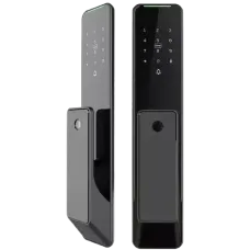 Біометричний замок для безпеки SEVEN LOCK SL-7775BF black з відбитком пальця, ПІН-кодом, картками MIFARE, Bluetooth та інтеграцією в розумний будинок
