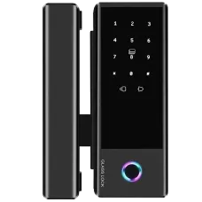 Розумний біометричний замок на скляні двері SEVEN LOCK SL-7776BF black