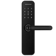 Розумний дверний біометричний замок SEVEN LOCK SL-7766BF black (без врізної частини)
