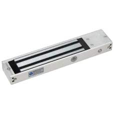 Електромагнітний замок Yli YM-350N(LED)-DS для безпеки дверей, сила утримання 350 кг, світлодіодна індикація, анодований алюміній, DC12V/DC24V