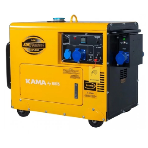 Генератор дизельний KDK7500SCA для резервного електроживлення будинку 1-фазний 230V 5.5кВт бак 14.5л стартер Генератор дизельний KDK7500SCA для резервного електроживлення будинку 1-фазний 230V 5.5кВт бак 14.5л стартер