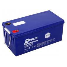 Акумуляторна батарея ORBUS CG12200 GEL 12V 200Ah для резервного живлення сонячних систем та відеоспостереження