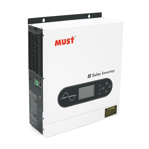 Гібридний інвертор MUST PV18-2012ECO 2000W 12V з MPPT 80A для автономного та резервного живлення будинку Гібридний інвертор MUST PV18-2012ECO 2000W 12V з MPPT 80A для автономного та резервного живлення будинку