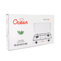 Газова плита Ocean YT-2833, 2 комфорки, White