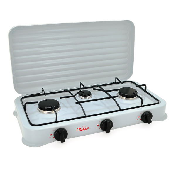 Газова плита Ocean YT-2855, 3 комфорки, White Газова плита Ocean YT-2855, 3 комфорки, White