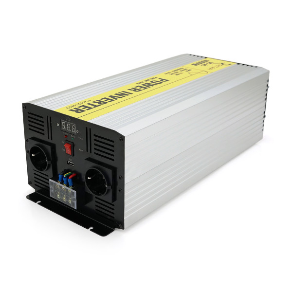 Инвертор напряжения RITAR RSC-5000 12V/220V 5000W с чистой синусоидой для резервного питания дома и чувствительной техники Инвертор напряжения RITAR RSC-5000 12V/220V 5000W с чистой синусоидой для резервного питания дома и чувствительной техники