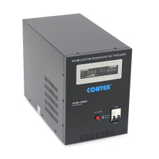 Стабілізатор напруги Conter HIBRID 20000 VA-V2/15000W однофазний сервоприводний для дому та офісу з LED дисплеєм