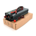 Інвертор напруги Demuda DMDPSW-800W 12V/220V з правильною синусоїдою для автомобіля та кемпінгу, 800W, 1 розетка, 2 USB, клемні дроти Q20