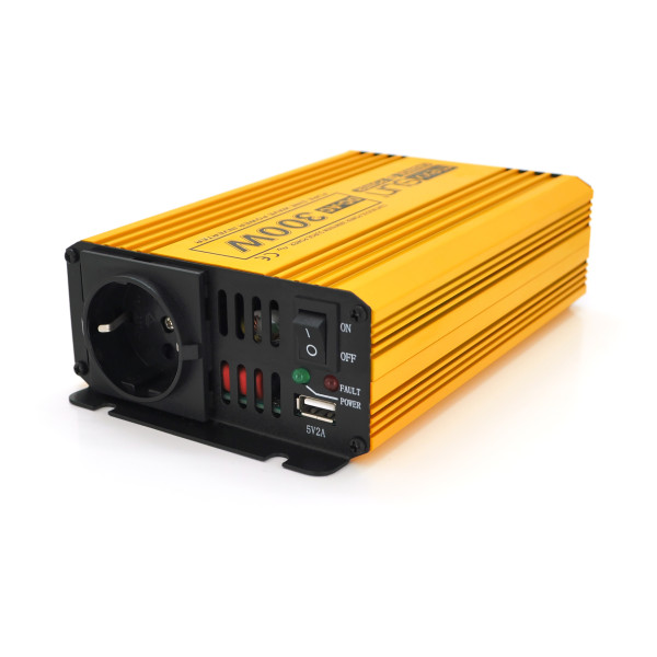 Инвертор напряжения Mexxsun MXSPSW-300 12В 220В 300Вт с правильной синусоидой и USB для питания и защиты оборудования Инвертор напряжения Mexxsun MXSPSW-300 12В 220В 300Вт с правильной синусоидой и USB для питания и защиты оборудования