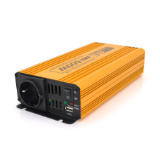 Інвертор напруги Mexxsun MXSPSW-600 12В/220В 600Вт з правильною синусоїдою для живлення електроприладів від акумулятора