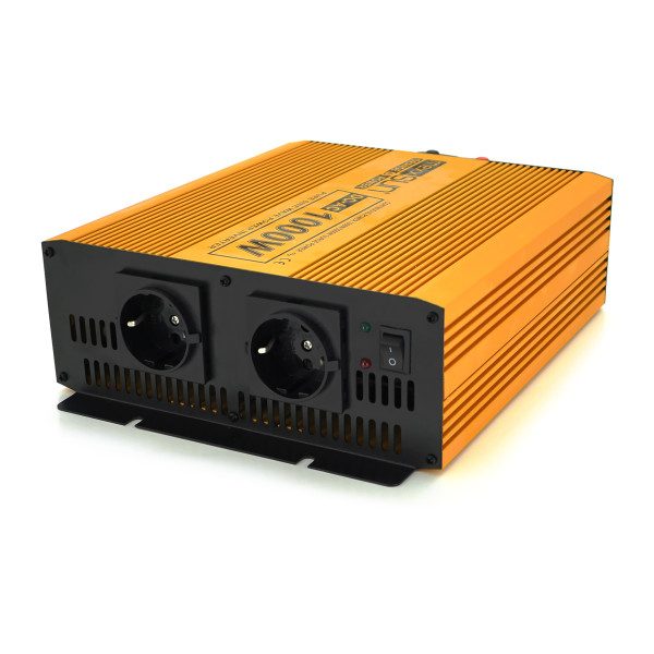 Інвертор напруги Mexxsun MXSPSW-1000 24В/220В 1000Вт з правильною синусоїдою для живлення побутової техніки та чутливого обладнання Інвертор напруги Mexxsun MXSPSW-1000 24В/220В 1000Вт з правильною синусоїдою для живлення побутової техніки та чутливого обладнання