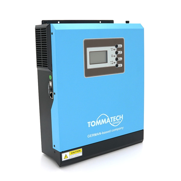Гібридний інвертор 1000W TOMMATECH TT-NEW1K-12 12V з ШИМ зарядів 20/10А для автономного живлення систем електроніки