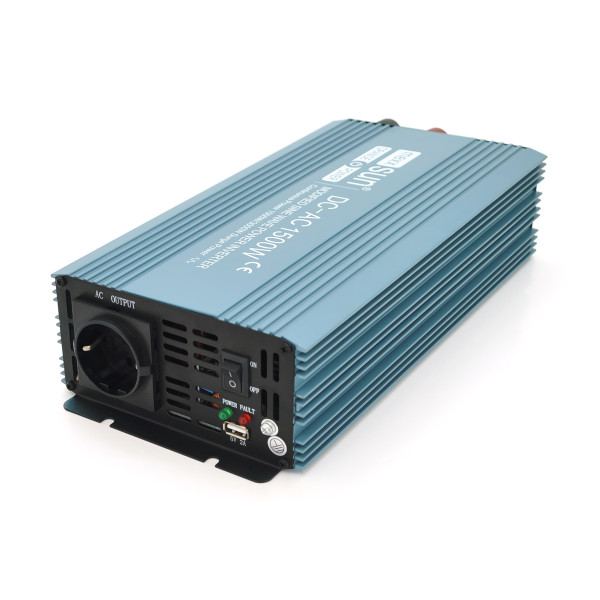 Інвертор напруги Mexxsun MXS-1500 24В/220В 1500Вт з модифікованою синусоїдою для резервного живлення техніки Інвертор напруги Mexxsun MXS-1500 24В/220В 1500Вт з модифікованою синусоїдою для резервного живлення техніки