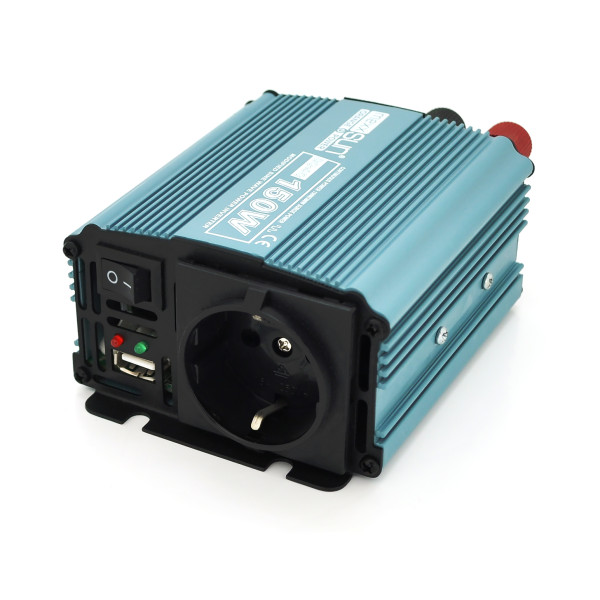 Инвертор напряжения Mexxsun MXS-150 12В/220В для питания бытовой техники и зарядки гаджетов от аккумулятора Инвертор напряжения Mexxsun MXS-150 12В/220В для питания бытовой техники и зарядки гаджетов от аккумулятора