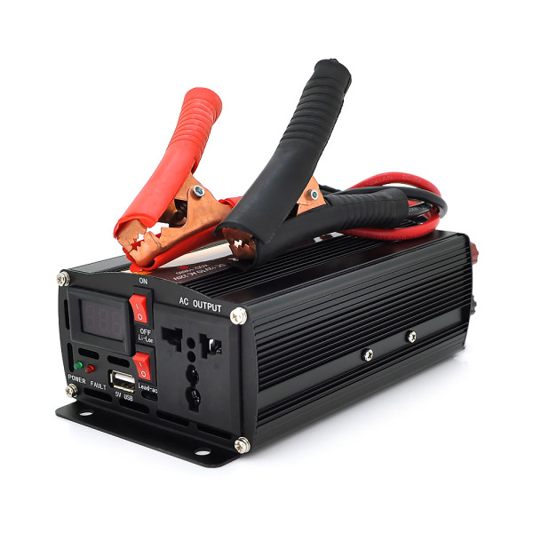 Інвертор напруги POWERMASTER 24V/220V 300W з модифікованою синусоїдою для автономного живлення побутових приладів Інвертор напруги POWERMASTER 24V/220V 300W з модифікованою синусоїдою для автономного живлення побутових приладів