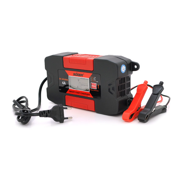 Зарядное устройство POWERMASTER DC-W1204A для аккумулятора 12V-4A Зарядное устройство POWERMASTER DC-W1204A для аккумулятора 12V-4A