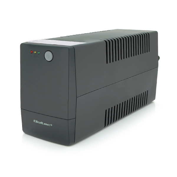 Источник бесперебойного питания ДБЖ Qoltec QLT1000 600W Proxima-L для компьютеров и охранных систем Источник бесперебойного питания ДБЖ Qoltec QLT1000 600W Proxima-L для компьютеров и охранных систем