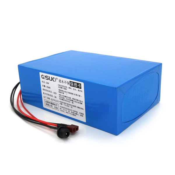 Акумуляторна батарея літієва 36V 20A Li-ion 18650 для електричних інструментів з роз'ємом DC 5.5x2.1 мм і T-2HQ Акумуляторна батарея літієва 36V 20A Li-ion 18650 для електричних інструментів з роз'ємом DC 5.5x2.1 мм і T-2HQ