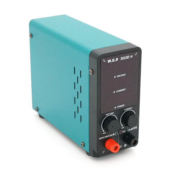 Блок живлення з цифровою індикацією WEP-3010D/3, 30V, 10A, імпульсний, з цифровою індикацією (V/A/W) Блок живлення з цифровою індикацією WEP-3010D/3, 30V, 10A, імпульсний, з цифровою індикацією (V/A/W)