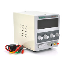 Блок живлення з цифровою індикацією BAKKU BK 1502D+ для ремонту та тестування електроніки, стабілізований лабораторний 0-15 В 0,6-2 А