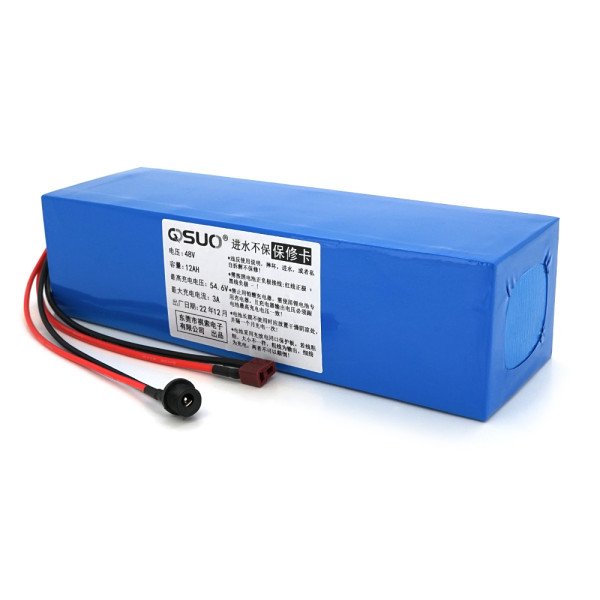Акумуляторна батарея 48V 12A QiSuo з Li-ion 18650 для електронних пристроїв, DC 5.5x2.1 мм та T-2HQ, надійне джерело енергії для різного обладнання Акумуляторна батарея 48V 12A QiSuo з Li-ion 18650 для електронних пристроїв, DC 5.5x2.1 мм та T-2HQ, надійне джерело енергії для різного обладнання