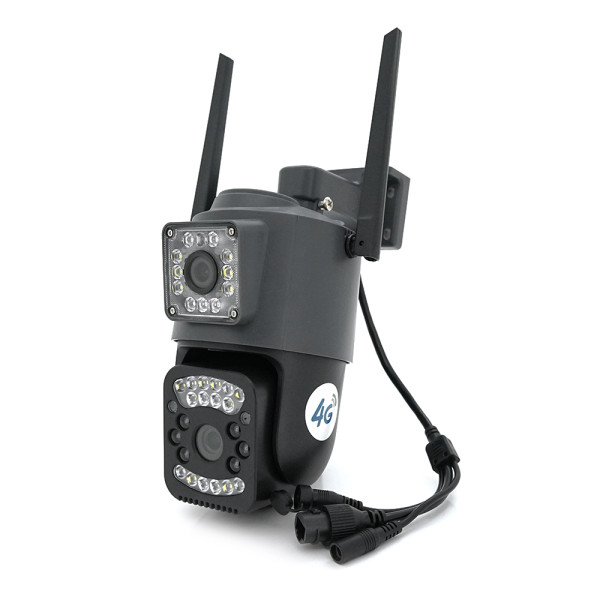 2+2Мп 4G відеокамера з двома об'єктивами вулична SD/карта YOSO YO-IPC41D4MP50 PTZ 2.8mm V380 2+2Мп 4G відеокамера з двома об'єктивами вулична SD/карта YOSO YO-IPC41D4MP50 PTZ 2.8mm V380