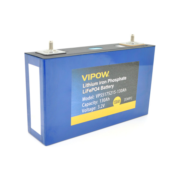 Осередок для складання LiFePo4 акумуляторів 3.2V 130AH компактний (113 x 50 x 194) мм Q5 для енергетичних систем та електромобілів