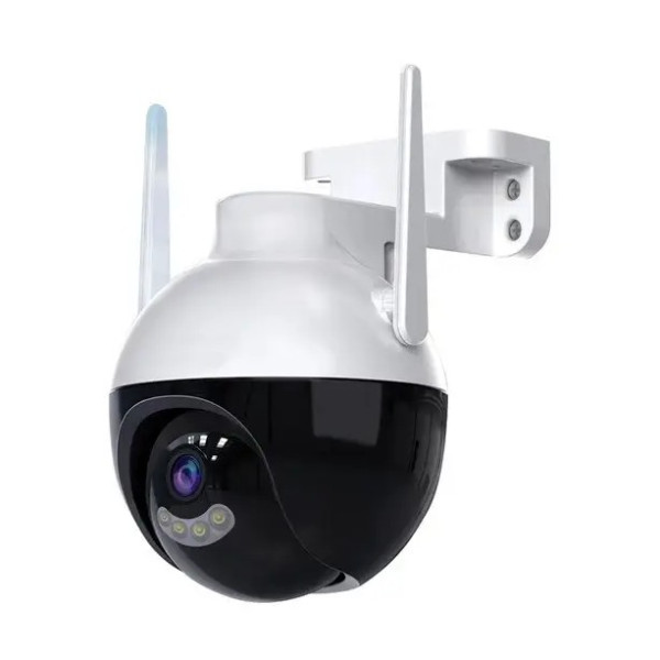 IP камера 2 Мп IC220-01 PTZ 4mm Wi-Fi уличная с поворотом 360°, ИК и LED подсветкой, аудиосвязью и записью на SD карту для видеонаблюдения IP камера 2 Мп IC220-01 PTZ 4mm Wi-Fi уличная с поворотом 360°, ИК и LED подсветкой, аудиосвязью и записью на SD карту для видеонаблюдения