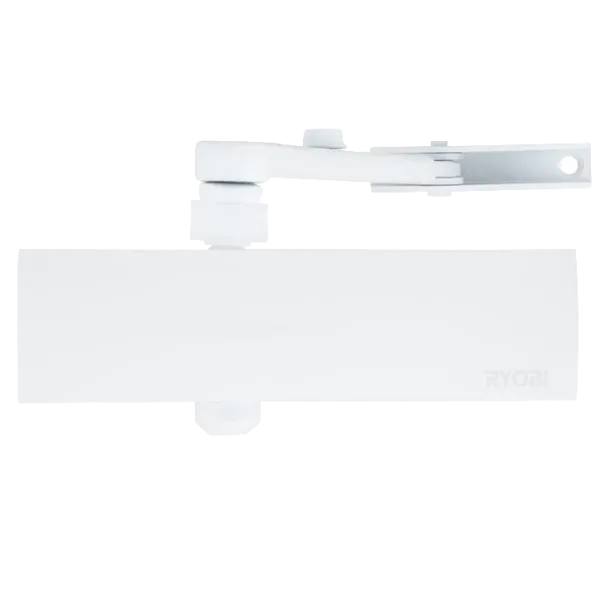 Дотягувач дверей RYOBI 1200 D-1200 WHITE для згладженого зачинення внутрішніх та зовнішніх дверей з алюмінієвим корпусом і регульованими швидкостями зачинення Дотягувач дверей RYOBI 1200 D-1200 WHITE для згладженого зачинення внутрішніх та зовнішніх дверей з алюмінієвим корпусом і регульованими швидкостями зачинення