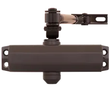 Дотягувач дверей RYOBI 9903 DARK_BRONZE для легких внутрішніх та зовнішніх дверей, максимальна вага 65кг, швидкість зачинення регульована