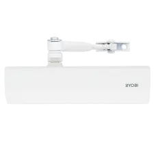 Дотягувач дверей накладний RYOBI 2000 D-2055V glossy white для контрольованого зачинення зовнішніх та внутрішніх дверей до 100кг