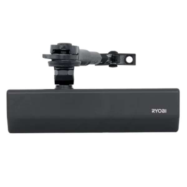 Доводчик дверей накладной RYOBI 2000 DS-2055V для контроля закрытия с регулировкой скоростей серый антрацит EN 3/4/5 Доводчик дверей накладной RYOBI 2000 DS-2055V для контроля закрытия с регулировкой скоростей серый антрацит EN 3/4/5