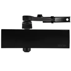 Дотягувач дверей RYOBI D-1200 BLACK для внутрішніх та зовнішніх дверей, накладний, контролює зачинення, макс. вага 80 кг, ширина 1100 мм, вогнестійкість 60 хв