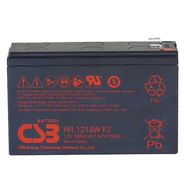 Акумуляторна батарея HR1218WF2 12V 4,5Ah AGM для UPS та охоронної системи резервного живлення Акумуляторна батарея HR1218WF2 12V 4,5Ah AGM для UPS та охоронної системи резервного живлення