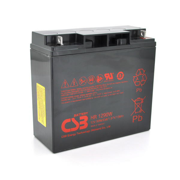 Акумуляторна батарея CSB HR1290W 12V 18Ah AGM для ІБП та систем відеоспостереження, охорони Акумуляторна батарея CSB HR1290W 12V 18Ah AGM для ІБП та систем відеоспостереження, охорони