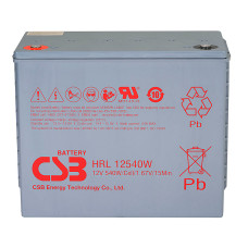 Акумуляторна батарея HRL12540W 12V 130Ah 343x170x274 мм для джерел безперебійного живлення та систем відеоспостереження
