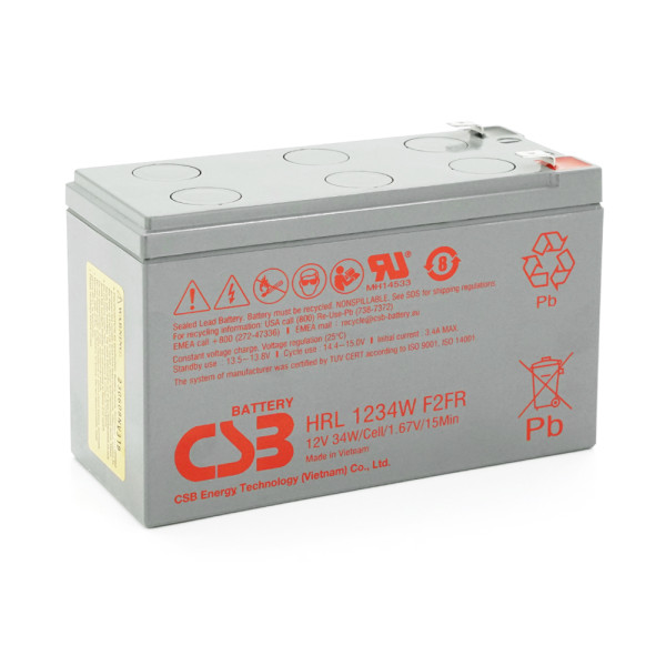 Акумуляторна батарея HRL1234WF2FR 12V 9Ah для джерел безперебійного живлення та охоронних систем Акумуляторна батарея HRL1234WF2FR 12V 9Ah для джерел безперебійного живлення та охоронних систем