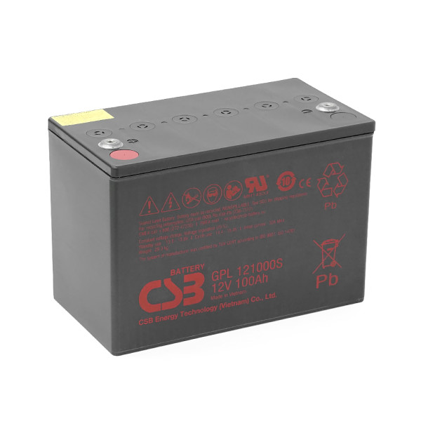 Акумуляторна батарея CSB GPL121000S, 12V 100Ah (343х168х215 (220) Q1/20 (ТАЙВАНЬ) Акумуляторна батарея CSB GPL121000S, 12V 100Ah (343х168х215 (220) Q1/20 (ТАЙВАНЬ)