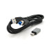 Хаб USB 3.0, 4 порта USB 3.0 + 1 порт QC3.0, с переключателями на каждый порт, DC5V3A, Черный, Упаковка